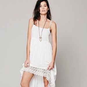 Free People Easy Breezy Slip Dress - White